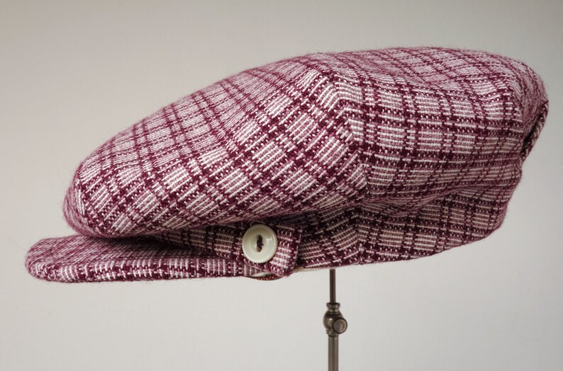 Inverted Cap Pattern THE TRIDENT - 1920's-pattern Flat Cap With Three Inverted Rear Darts in ...