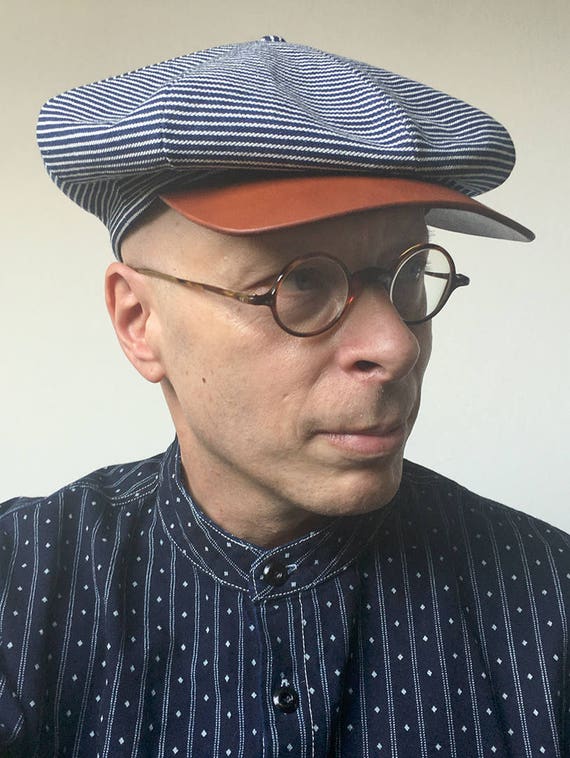 Newsboy Cap in Hickory Stripe 