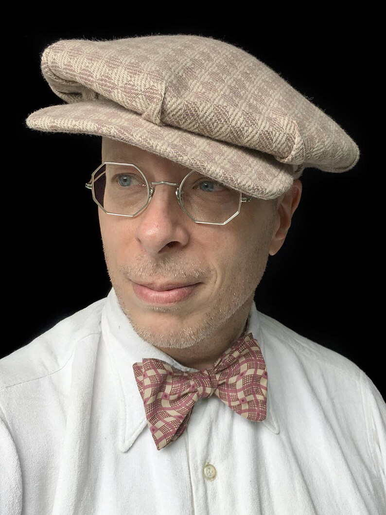 THE MARQUETTE 1920sinspired Casquette Flat Cap in Check Etsy