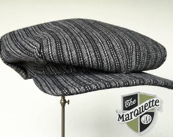 THE MARQUETTE - 1920s-Inspired Casquette Flat Cap in Vintage French Fabrics - Made to Order