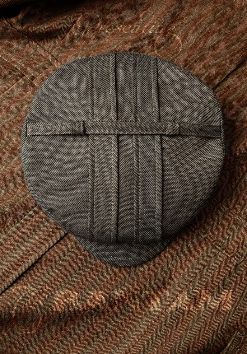 The BANTAM Norfolk-Pleated Fancy 1910s-Pattern Flat Cap in Vintage Suiting Wool Made to Order image 1