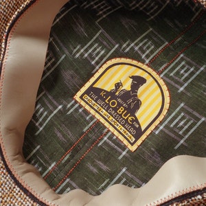 THE BROADWAY - 1910s-Pattern 11.5" Diameter Flat Cap in Vintage Barleycorn Tweed - Made to Order imagen 3