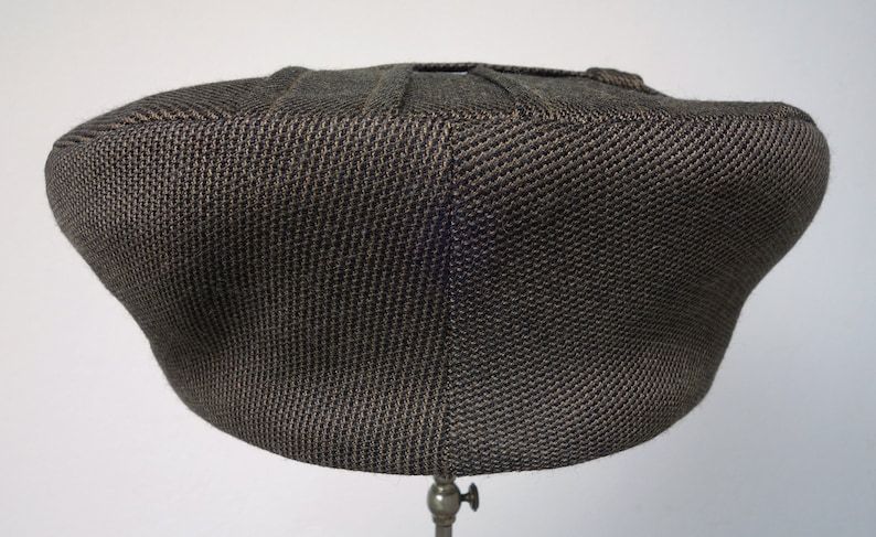 The BANTAM Norfolk-Pleated Fancy 1910s-Pattern Flat Cap in Vintage Suiting Wool Made to Order image 6