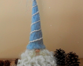 XL Winter Gnome - needle felted - Winter decoration