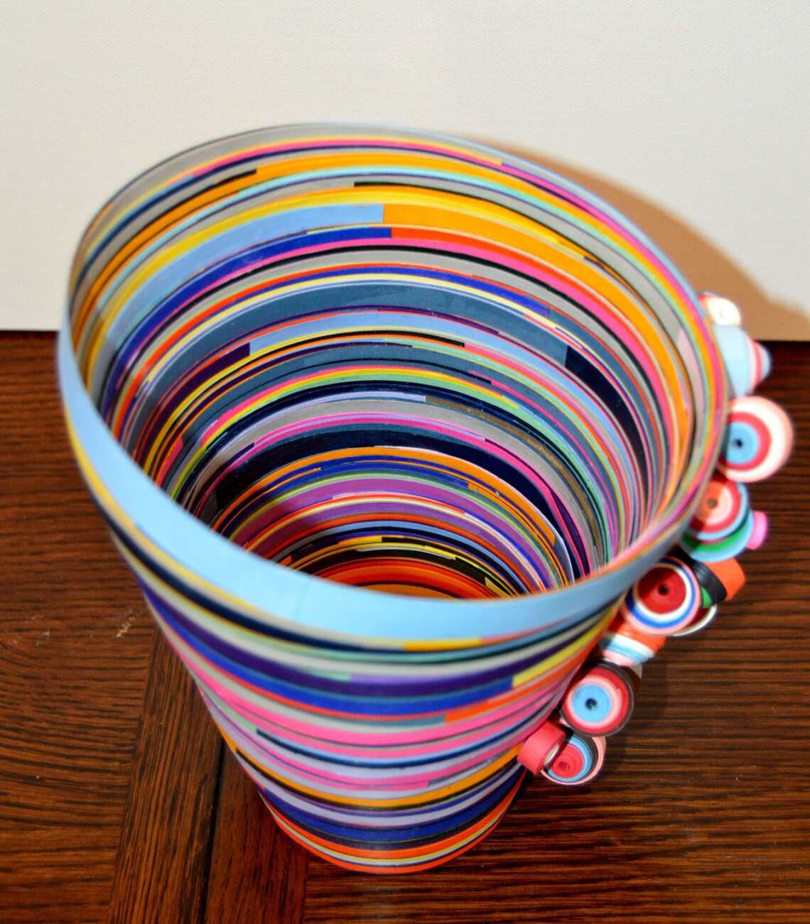 Quilling 3D Colorful Bowl Original Handmade Quilled Paper Etsy