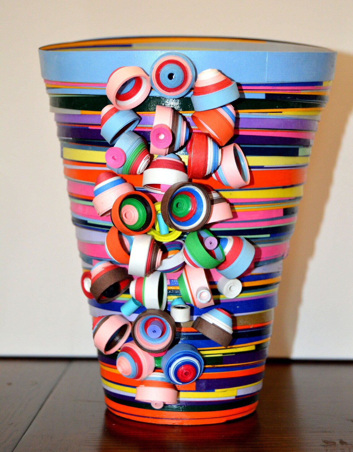 Quilling 3D Colorful Bowl Original Handmade Quilled Paper Etsy