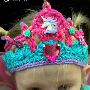 Unicorn Tiara, Unicorn Crown, Unicorn Costume, Unicorn Princess, Unicorn birthday, Unicorn Headband