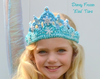 Disney Inspired Elsa tiara, Elsa Crown, Elsa costume, Elsa birthday, Frozen Elsa, Princess Elsa, Elsa outfit, princess crown, princess tiara