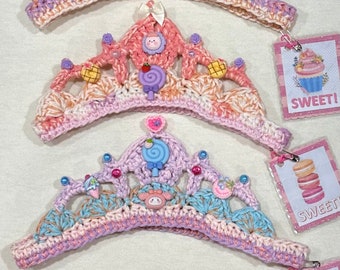 Sweet Treats Tiara, Sweets Tiara, Candy Tiara, Cupcake Tiara, Birthday Cake Tiara, Sweet Treats accessory, Cupcake Costume, Birthday Tiara