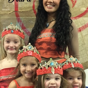 Disney Inspired Moana Tiara, Moana costume, Moana hairpiece, Moana crown, Moana baby, princess tiara, princess crown, Moana birthday