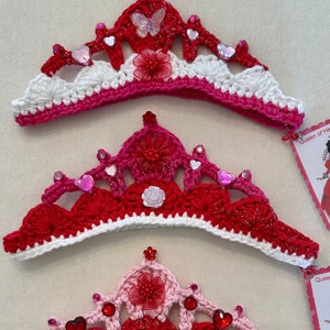 Queen of Hearts Tiara, Queen of Hearts Crown, Queen of Hearts accessory, Princess Tiara, Princess crown, Queen of Hearts Costume