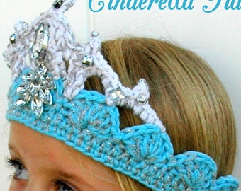 Disney Inspired Cinderella, tiara, Cinderella Tiara, Cinderella crown, Cinderella costume, princess tiara, princess crown, Birthday crown
