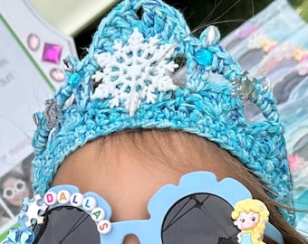 Disney Inspired Elsa Tiara, Elsa Crown, Elsa Costume, Elsa
