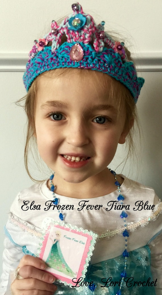 Disney Inspired Elsa Tiara, Elsa Crown, Frozen Fever Elsa, Elsa