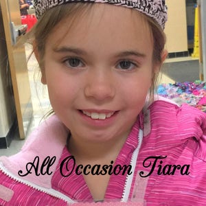 Birthday Tiara, Birthday Crown, Celebration tiara, Custom tiara, Bachelorette tiara, Sparkly tiara, Bridal Shower tiara, character tiara image 3