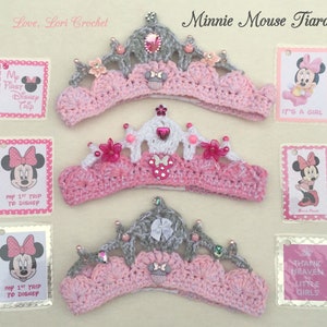 Disney inspired Minnie Mouse, Minnie Mouse Tiara, Minnie Mouse costume, Minnie Mouse crown, Minnie bow, Minnie ears, Minnie Mouse birthday image 7