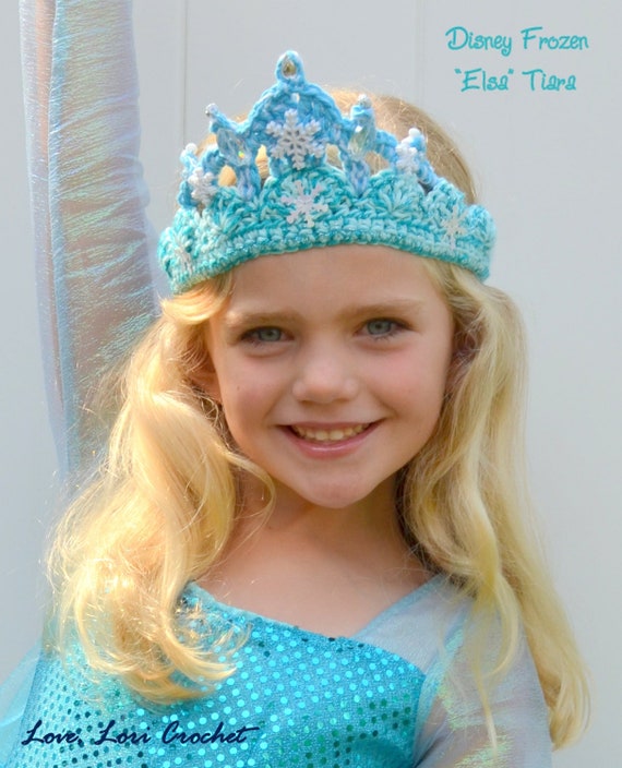 Disney Inspired Elsa Tiara, Elsa Crown, Elsa Costume, Elsa