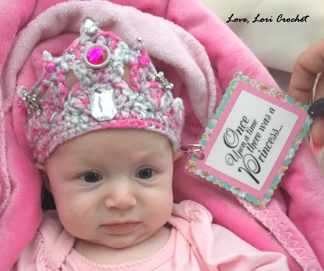 Baby Tiara, Newborn Tiara, Baby Crown, Baby Princess, Baby Headband