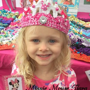 Disney inspired Minnie Mouse, Minnie Mouse Tiara, Minnie Mouse costume, Minnie Mouse crown, Minnie bow, Minnie ears, Minnie Mouse birthday image 4