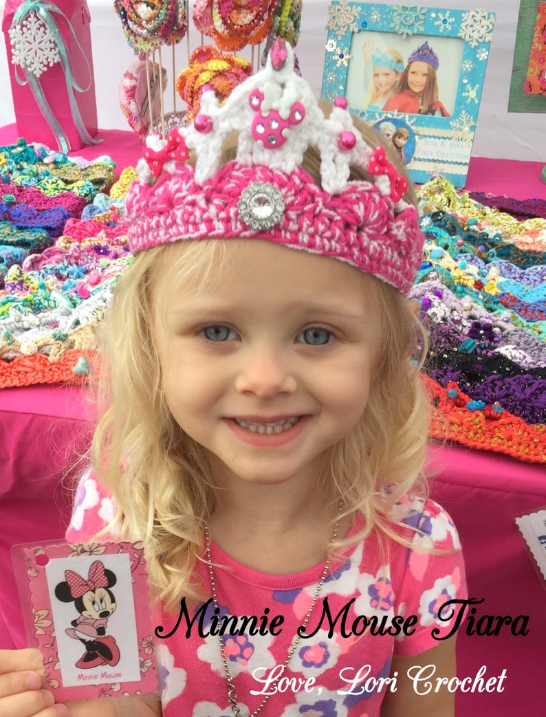 Disney inspired Minnie Mouse, Minnie Mouse Tiara, Minnie Mouse costume, Minnie Mouse crown, Minnie bow, Minnie ears, Minnie Mouse birthday image 4