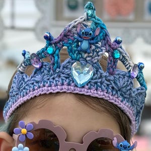 Disney inspired Stitch Tiara, Stitch crown, Stitch costume, Stitch birthday, Stitch headband, Lilo and Stitch, Stitch accessory, Stitch gear