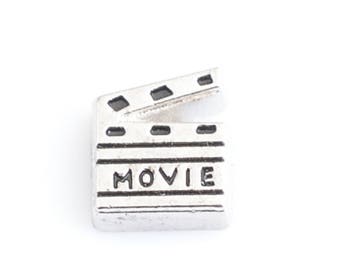 Movie Lover Marker Floating Locket Charm-Living Memory Lockets & Necklaces