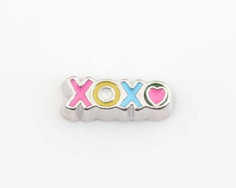 XoXo Love Floating Charm-Living Memory Lockets & Necklaces