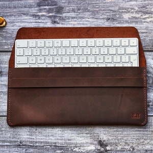 Custodia in pelle personalizzata per Magic Keyboard, custodia da viaggio per tastiera