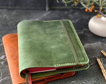 FREE Personalized leather cover for Leuchtturm1917 Sizes A5 A6