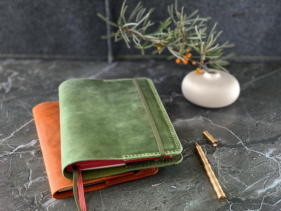 FREE Personalized leather cover for Leuchtturm1917 Sizes A5 A6
