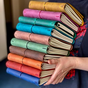 Handmade Leather Travel Journal A6 A5 A4 Refillable Personalized