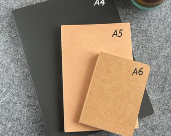 Refill Inserts for Leather Traveler Journal Notebook A6 A5 A4 Blank Pages