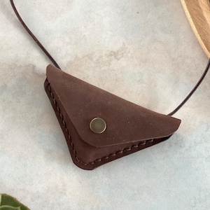 Porta amuletos Taweez de cuero, personalizado gratis