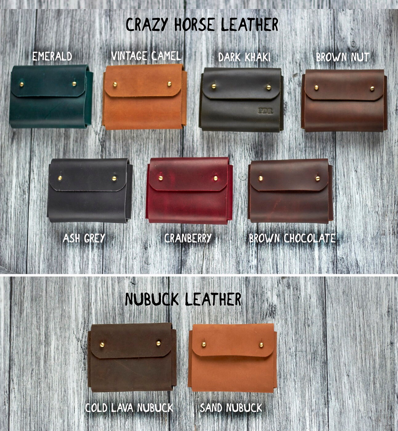 2 deck personalized leather playing card case Playing card Etsy