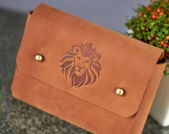 Zodiac custom tarot deck case Personalized leather case for tarot deck