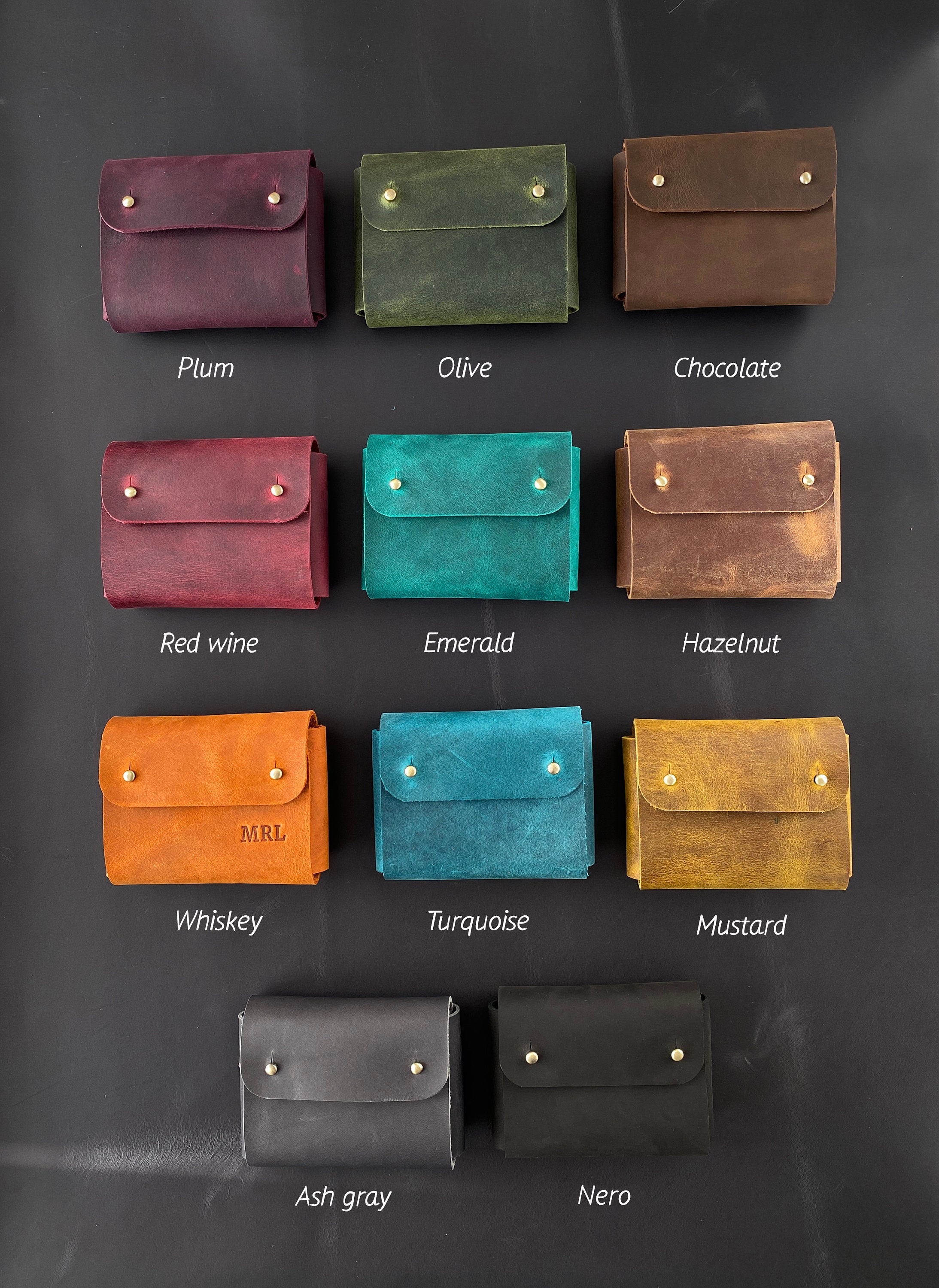 Personalized Leather Cribbage Travel Set