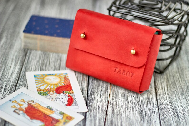 Personalized Tarot Card Case Custom Tarot Card Holder Leather Etsy