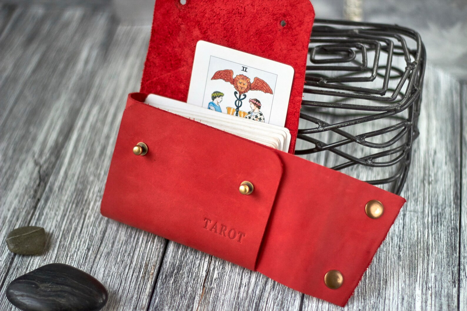 Personalized Tarot Card Case Custom Tarot Card Holder Leather Etsy