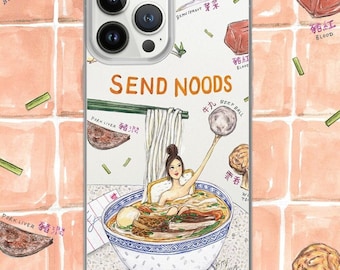 Send Noods / Hong Kong Noodles - Clear iPhone Case