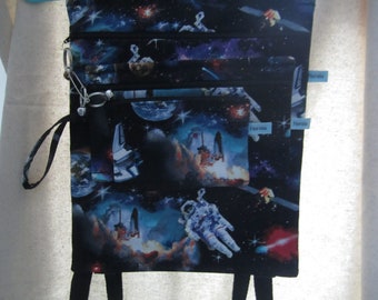 3 Piece Backpack Set/Astronaut in Space