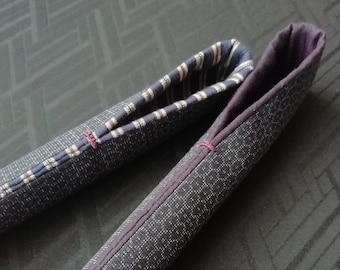 Customised silk kimono Uttoko pen sleeve for my Pilot Custom 74