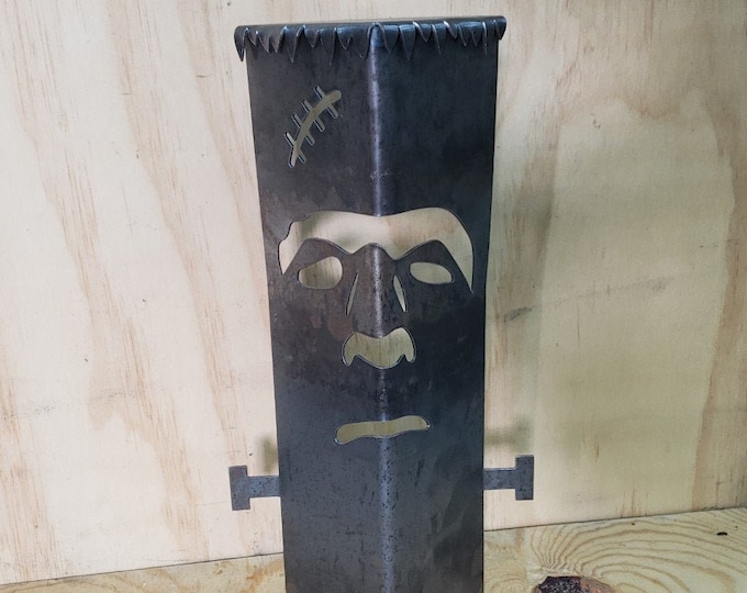 Metal Frankenstein Handmade Decor