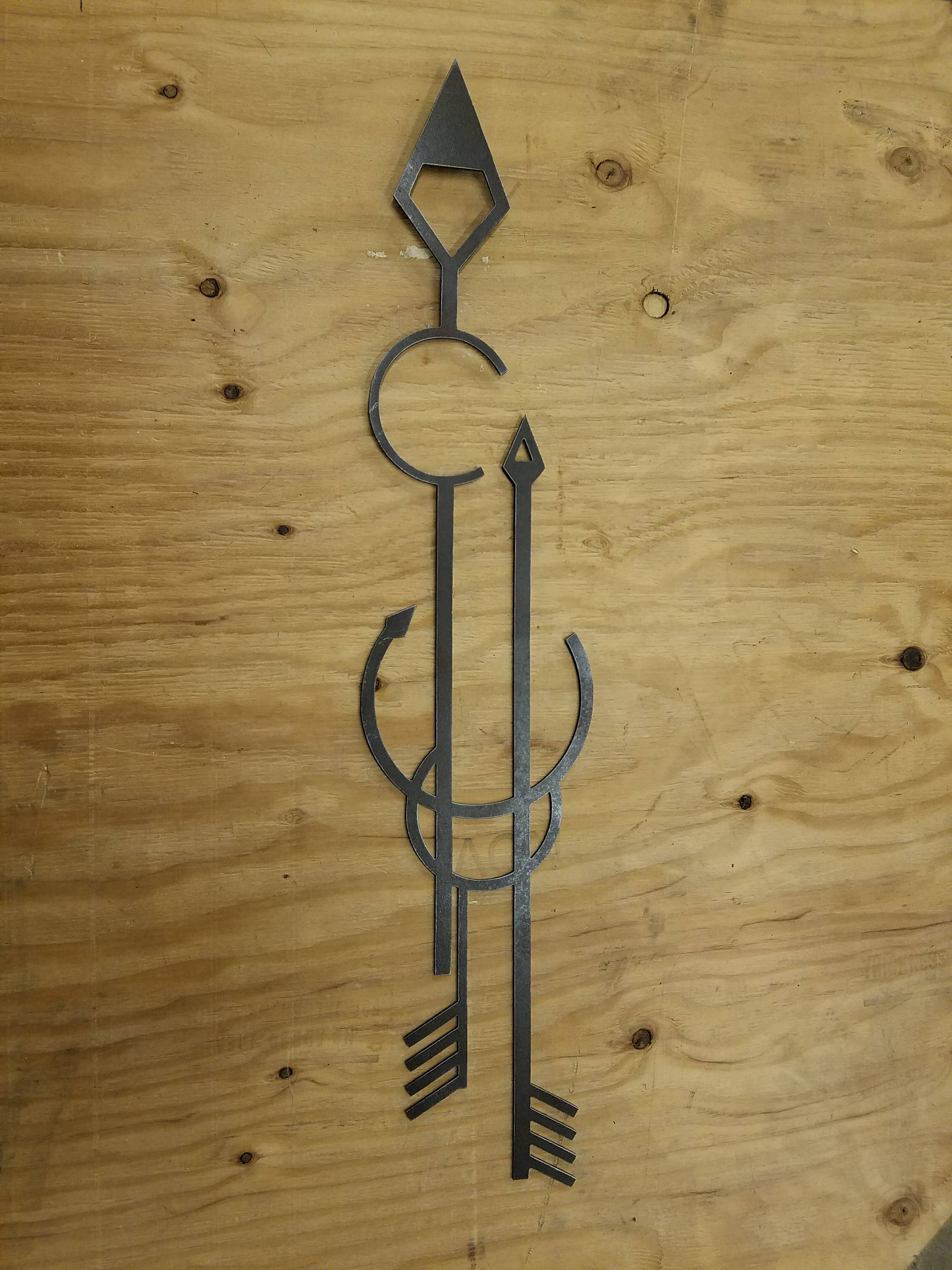 Metal Arrow Wall Decor