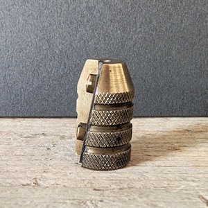 Vintage Brinco Sharpe-Point Brass Pencil Sharpener, 1920s British Made Stationery Gift, Antique Desk Accessory for Sketchers