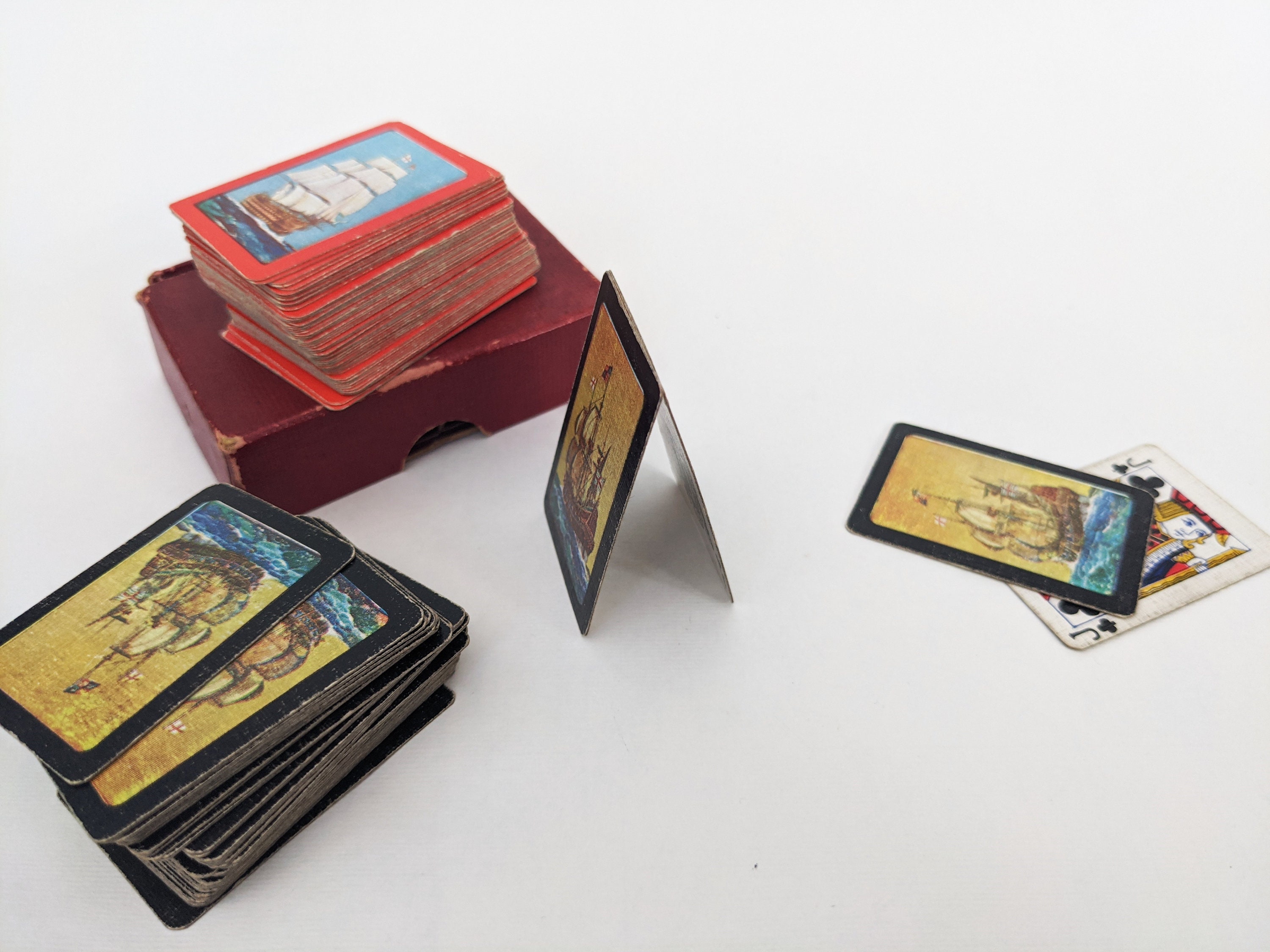 Miniature Patience Playing Cards Vintage Twin Pack of Goodall Etsy