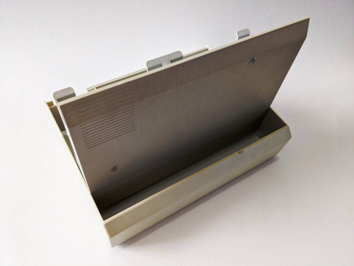 Floppy Disc Storage Box Grey Plastic 3.5 Inch Floppy Disk Etsy