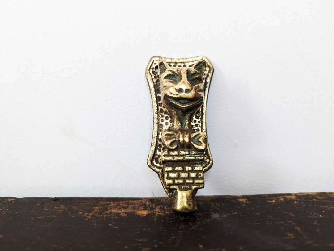 Cheshire Cat Door Knocker Funny Door Knocker Edwardian Etsy