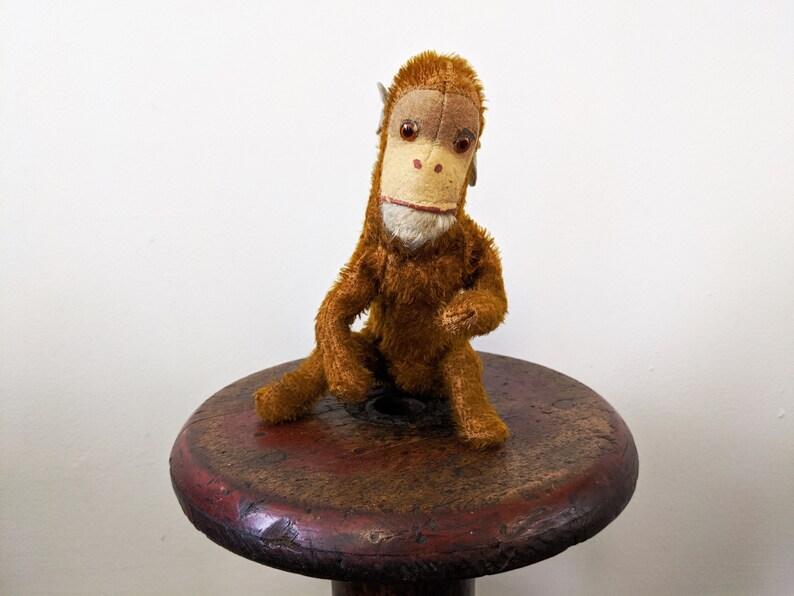 antique stuffed monkey