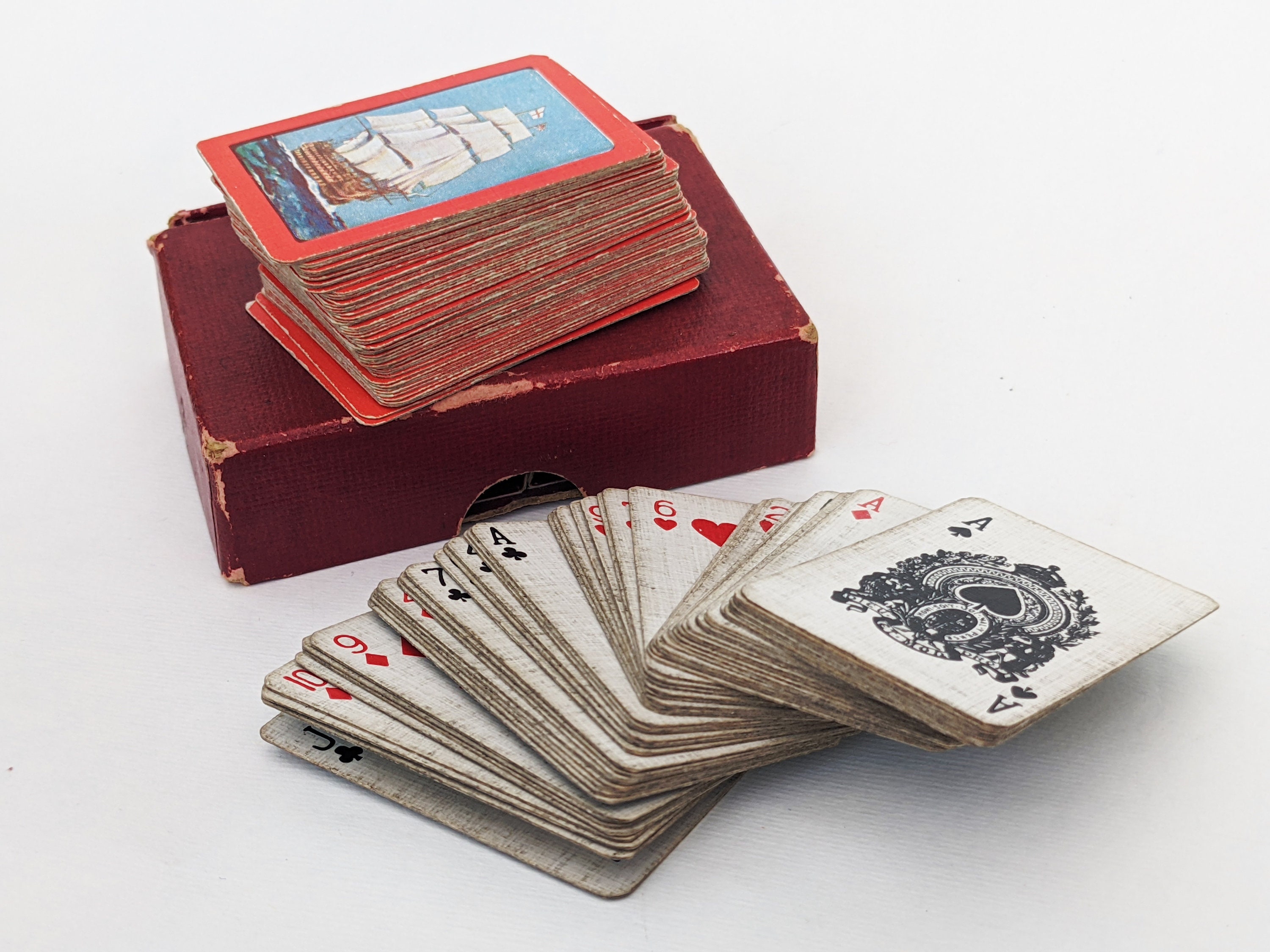 Miniature Patience Playing Cards Vintage Twin Pack of Goodall Etsy