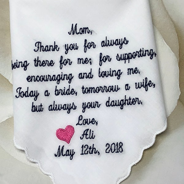 Personalized Handkerchief Wedding 52019
